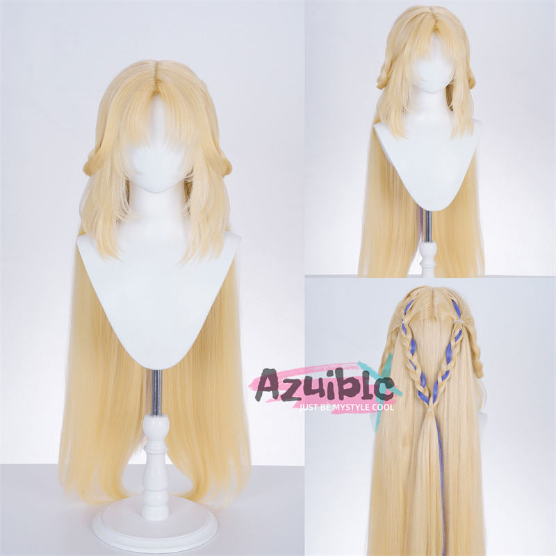 Azuiblc　原神　ニコリヤン　魔女会　100cm　コスプレ　ウィッグ　鬘　ナド・クライ編　イベント - Azuiblc
