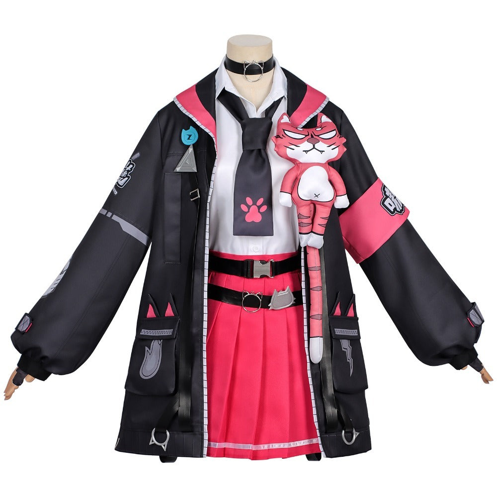 Azuiblc　NTE 潯（ほとり） 　 異能者・零  　 ナナリ 　コスプレ衣装　イベント　Neverness to Everness　仮装　プリント　ハロウィン　舞台服