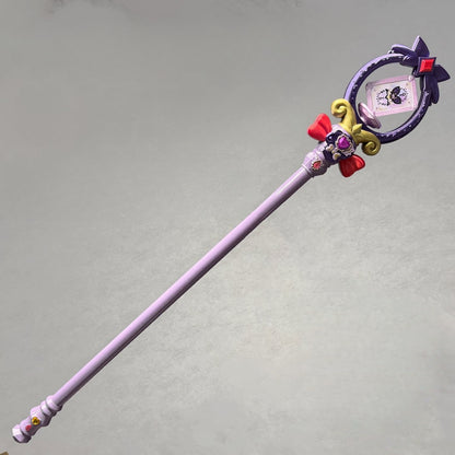 Azuiblc　名探偵プリキュア 　キュアアルカナシャドウ コスプレ道具　森亜るるか　 モチーフ武器 　PLA材質　130cm