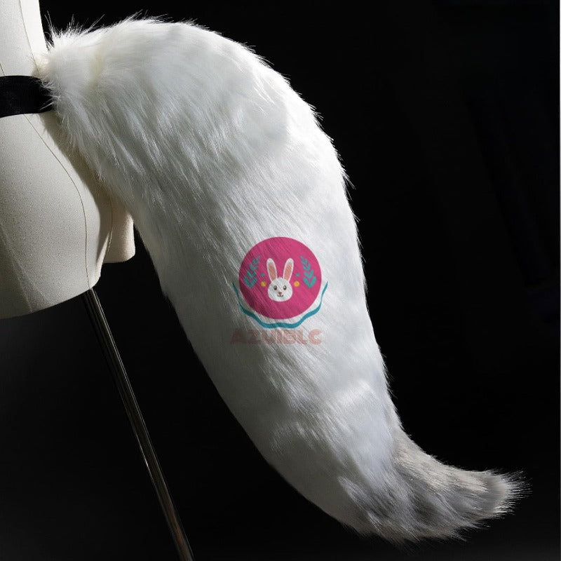 【Azuiblc】ゼンゼロ 葉瞬光 澄心境 コスプレ 衣装 尻尾付き 白 ようしゅんこう チャイナ服 コスチュームセット cosplay - Azuiblc