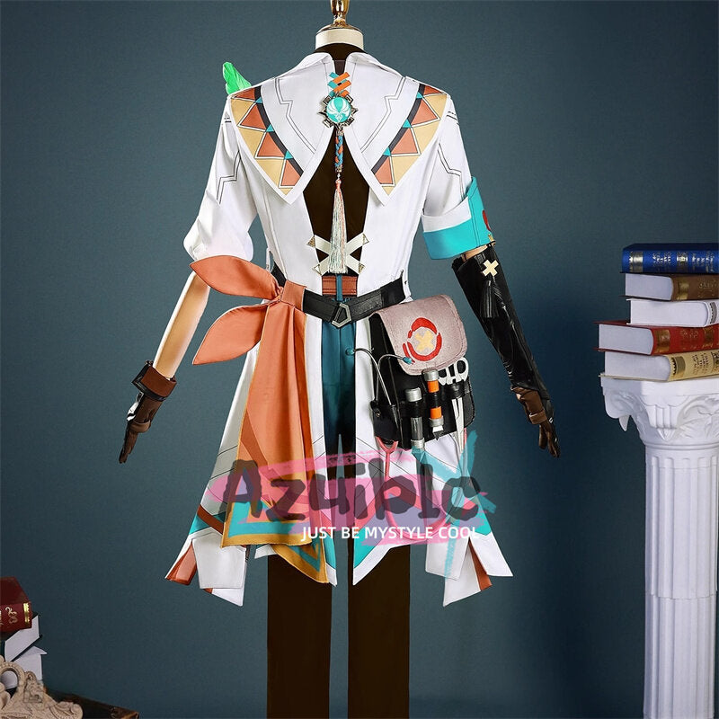 Azuiblc 原神 イファ コスプレ　帽子付　 Ifa コスチューム　3ｄ樹脂アクセサリーAz01 - Azuiblc