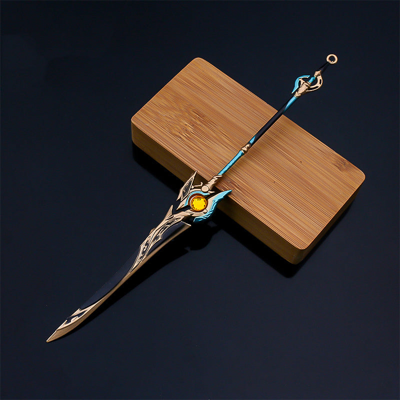 Azuiblc  崩壊スターレイル ミニチュア　22cm　ダイキャスト製　アクセサリー　武器ファン　武器モデル　mini武器　 - Azuiblc