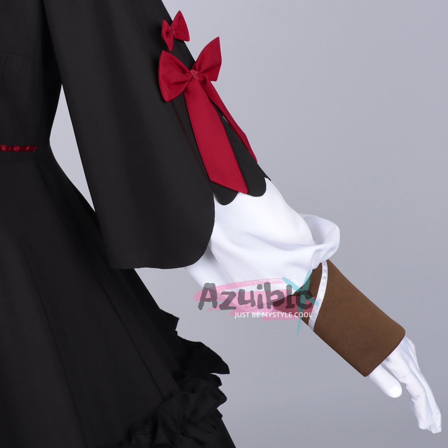 Azuiblc　TVアニメ『NEEDY GIRL OVERDOSE　獄薔薇美血華　コスプレ衣装　ニディガ ドレス　ワンピース　ゴスロリ　コスチューム