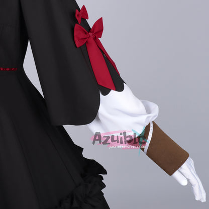 Azuiblc　TVアニメ『NEEDY GIRL OVERDOSE　獄薔薇美血華　コスプレ衣装　ニディガ ドレス　ワンピース　ゴスロリ　コスチューム