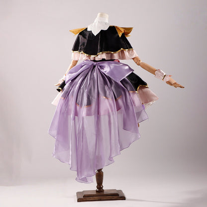 Azuiblc　名探偵プリキュア 森亜るるか 　キュアアルカナ・シャドウ 　コスチューム　コスプレ衣装　ワンピース