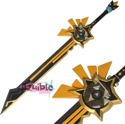 Azuiblc 原神  静水流転の輝き 片手剣 フリーナ 水神 100CM 武器 PU製 剣 刀 武器 コスプレ道具 Cosplay 道具 コスプレグッズ コレクション グッズ コスプレ小物 cosplayAzd19 - Azuiblc