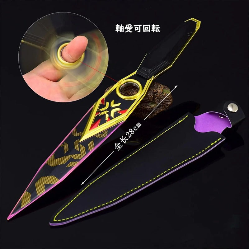 Azuiblc　VALORANT　プライム2.0 カラムビット　ミニチュア  16cm レプリカコレクション合金 インテリア装備品 ユニーク - Azuiblc