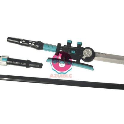 Azuiblc ゼンゼロ 月城柳 コスプレ 薙刀 3つ割り 195CM 武器 PU製 コスプレ道具 Cosplay ゼンレスゾーンゼロ コスプレ小物 - Azuiblc