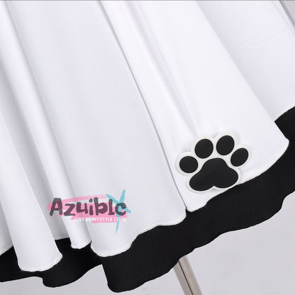 Azuiblc　NTE ナナリ ネバエバ  猛虎  コスプレ衣装　ドレス　帽子＋手袋付　ワンピース　ハロウィン　舞台服