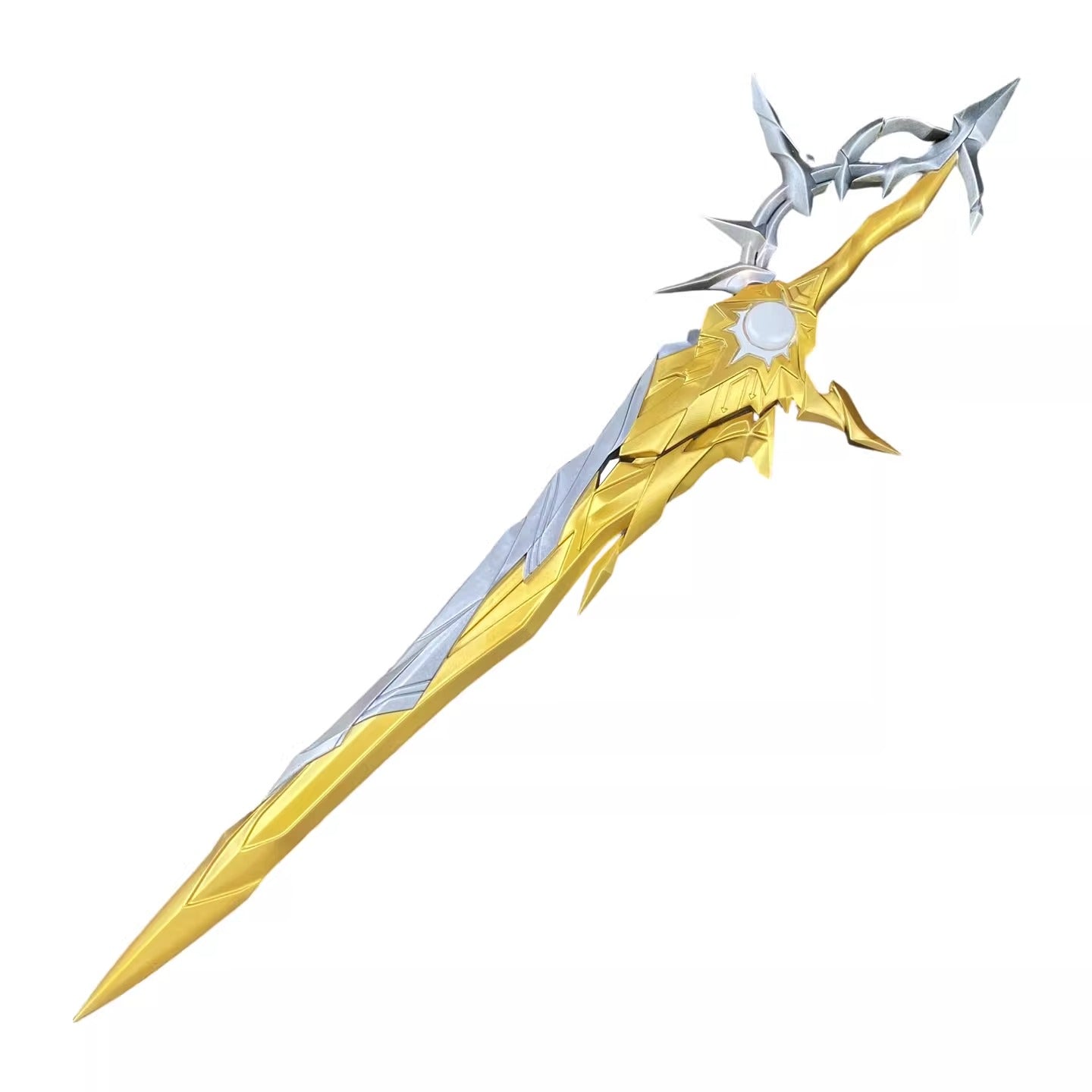 崩壊：スターレイル Phainon cosplay 道具杖 110CM Azuiblc Homicide Star Rail Phainon Sword, 110cm PU Leather, Gold