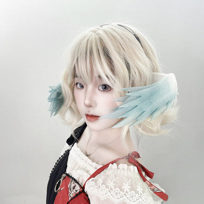Azuiblc 崩壊スターレイル ロビン 髪飾り　28㎝　ヘアバンド ヘアアクセサリー 天使の羽ヘアバンド サンデー アクセサリー　萌えグッズ　飾り　髪飾り - Azuiblc