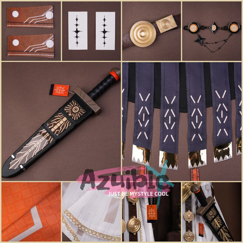 Azuibcl　鳴潮 オーガスタ　メイチョウ　コスプレ衣装　コスチューム　 AUGUSTA 　　 剣モデル+髪飾り追加対応　 Wuthering Waves - Azuiblc