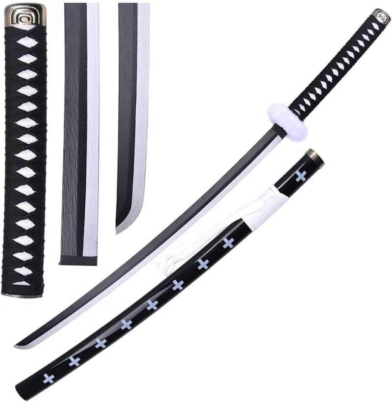 Azuiblc ロロノア・ゾロ 桃の助 光月おでん 閻魔 天羽々斬 103cm 木製 刀 剣 武器 コスプレ道具 Cosplay 模造刀 模擬刀 道具 コスプレグッズ Azd20 - Azuiblc