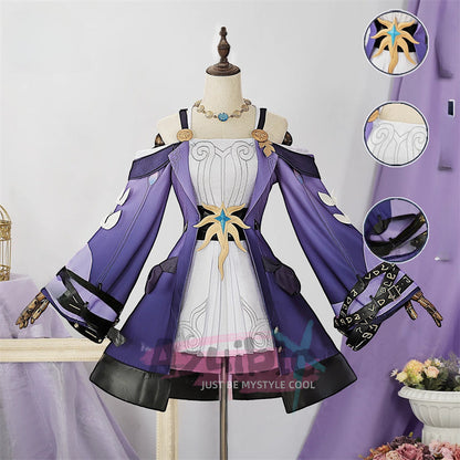 Azuiblc  崩壊スターレイル キュレネ  コスプレ衣装　Cyrene　紫色　ワンピース　イベント　オンパロス　Azy003 Azuiblc