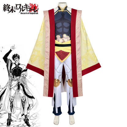 Azuiblc　終末のワルキューレ 　釈迦 　 アポロン 　コスプレ衣装　 神々の闘士　コスチューム　イベント　仮装