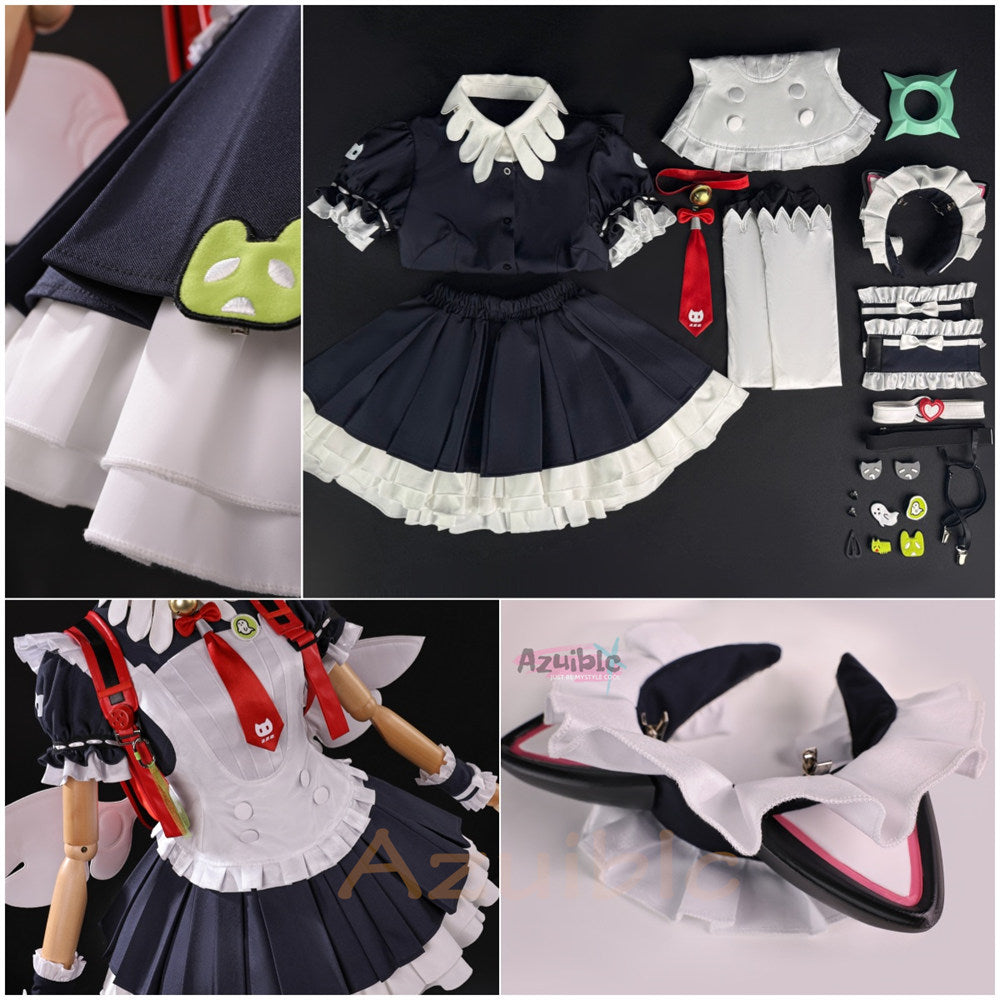 Azuiblc ゼンゼロ 千夏 メイド服 ティータイム 新コスチュームコスプレ
