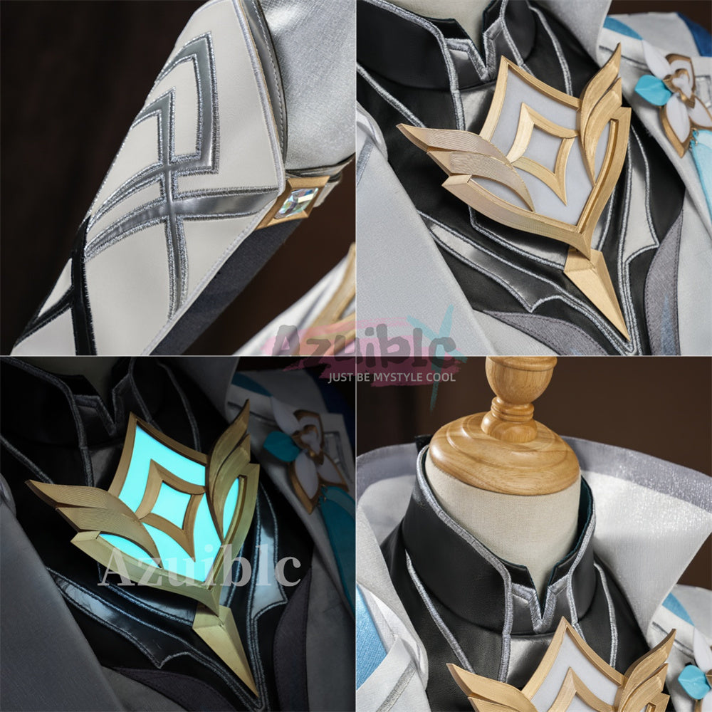 Azuiblc　原神 空・蛍 新たなる天地 コスプレ衣装　仮装　発光可能　イベント　舞台服　3d樹脂パーツ