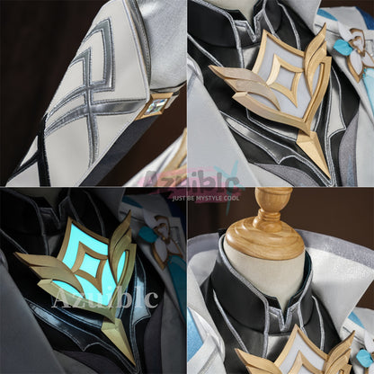 Azuiblc　原神 空・蛍 新たなる天地 コスプレ衣装　仮装　発光可能　イベント　舞台服　3d樹脂パーツ