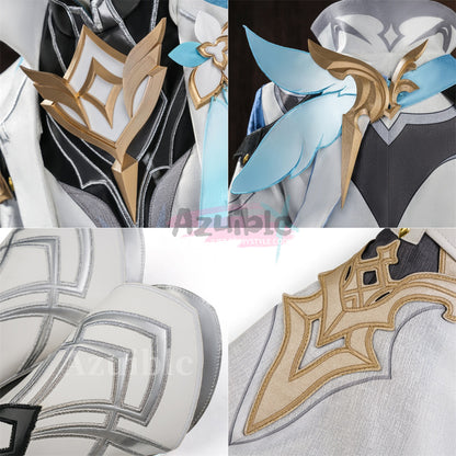 Azuiblc　原神 空・蛍 新たなる天地 コスプレ衣装　仮装　発光可能　イベント　舞台服　3d樹脂パーツ