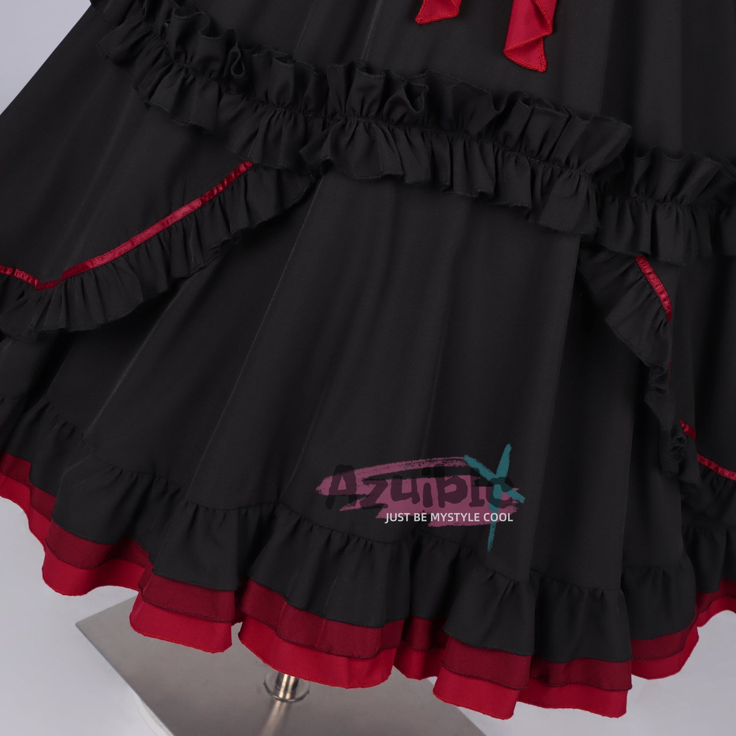 Azuiblc　TVアニメ『NEEDY GIRL OVERDOSE　獄薔薇美血華　コスプレ衣装　ニディガ ドレス　ワンピース　ゴスロリ　コスチューム