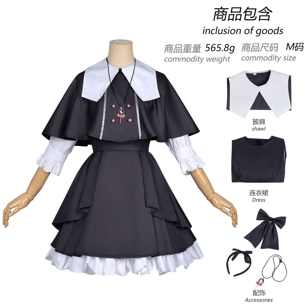 Azuiblc　名探偵プリキュア　森亜 るるか　コスプレ衣装　ドレス　日常服　コスチューム　イベント　仮装