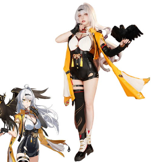 Azuiblc ゼンレスゾーンゼロ　儀玄　師匠　 Yixuan　コスプレ衣装　cosplay　イベント　人工革　シューズカバー付　Azy002 - Azuiblc