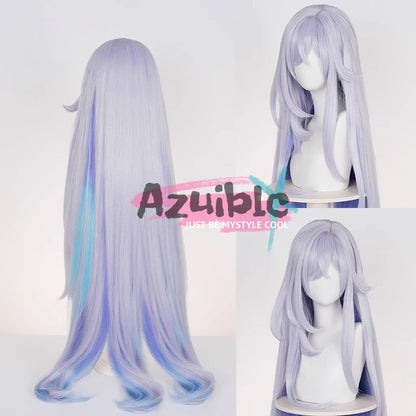 Azuiblc 原神　スカーク コスプレ　100㎝　ウィッグ　鬘　かつら - Azuiblc