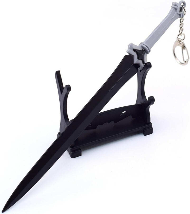 Azuiblc  崩壊 スターレイル キーホルダー 刃 じん ミニ武器 22cm グッズ 唐風剣 刀剣 刀置き贈り  合金 おしゃれ  置き物 武器 おもちゃ ミニチュア インテリア 萌えグッズ - Azuiblc