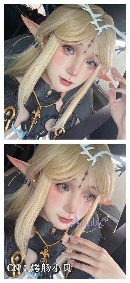 Azuiblc コスプレ道具　エルフ耳 尖った耳 コスプレ 耳  8cm 11cm アクセサリ 長め　短め 仮装 天使 精霊 魔女 　祭り 学園祭 演出 仮装衣装ハロウィン　吸血鬼