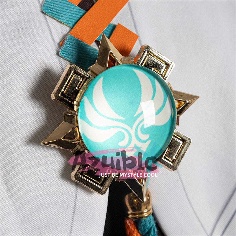 Azuiblc 原神 イファ コスプレ　帽子付　 Ifa コスチューム　3ｄ樹脂アクセサリーAz01 - Azuiblc