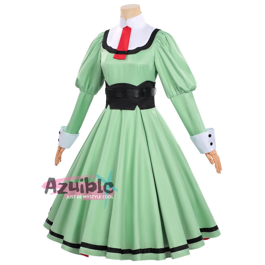 Azuiblc THE RIBBON HERO リボンヒーロー サファイア 　日常服　ワンピース　コスプレ衣装 コスチューム　舞台服　ハロウィン