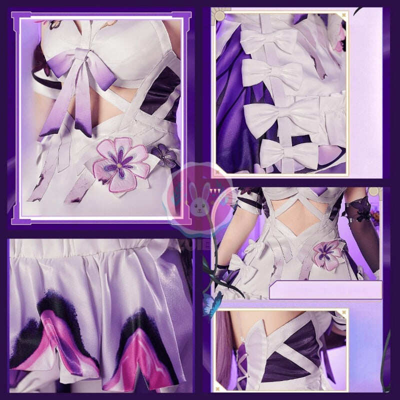 Azuiblc 崩壊 スターレイル キャストリス  コスプレ衣装 コスチュームセット 髪飾り付きグッズ おしゃれ アニメ cosplay 撮影 イベント - Azuiblc