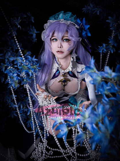 Azuiblc 鳴潮 カンタレラ コスプレ衣装　3d樹脂アクセサリー　礼服　ワンピース　コスチュームAzf14 - Azuiblc