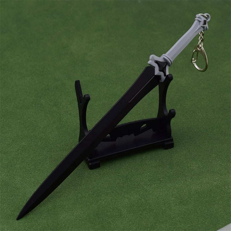 Azuiblc  崩壊 スターレイル キーホルダー 刃 じん ミニ武器 22cm グッズ 唐風剣 刀剣 刀置き贈り  合金 おしゃれ  置き物 武器 おもちゃ ミニチュア インテリア 萌えグッズ - Azuiblc