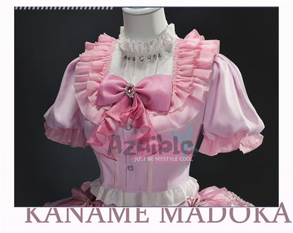 Azuiblc 魔法少女まどか☆マギカ Magia Day  鹿目 まどか　甘ロリOP ロリータ  ワンピース　ドレス　コスチューム　ピンク色　ライブ服 - Azuiblc