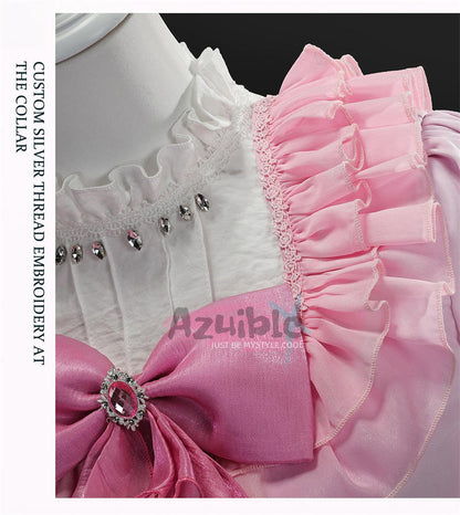 Azuiblc 魔法少女まどか☆マギカ Magia Day  鹿目 まどか　甘ロリOP ロリータ  ワンピース　ドレス　コスチューム　ピンク色　ライブ服 - Azuiblc