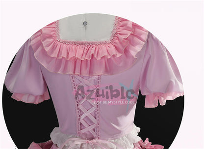 Azuiblc 魔法少女まどか☆マギカ Magia Day  鹿目 まどか　甘ロリOP ロリータ  ワンピース　ドレス　コスチューム　ピンク色　ライブ服 - Azuiblc