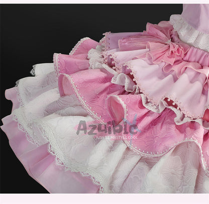 Azuiblc 魔法少女まどか☆マギカ Magia Day  鹿目 まどか　甘ロリOP ロリータ  ワンピース　ドレス　コスチューム　ピンク色　ライブ服 - Azuiblc