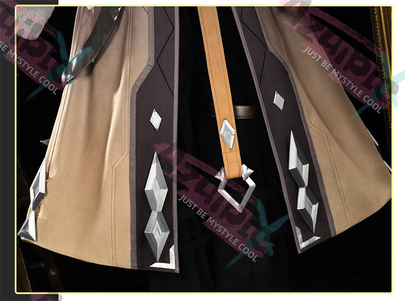 Azuiblc 原神 イルーガ コスプレ衣装 発光神の目 LED 背中発光パーツ 闇夜の燃芯  Luna4 イベント　舞台服 - Azuiblc