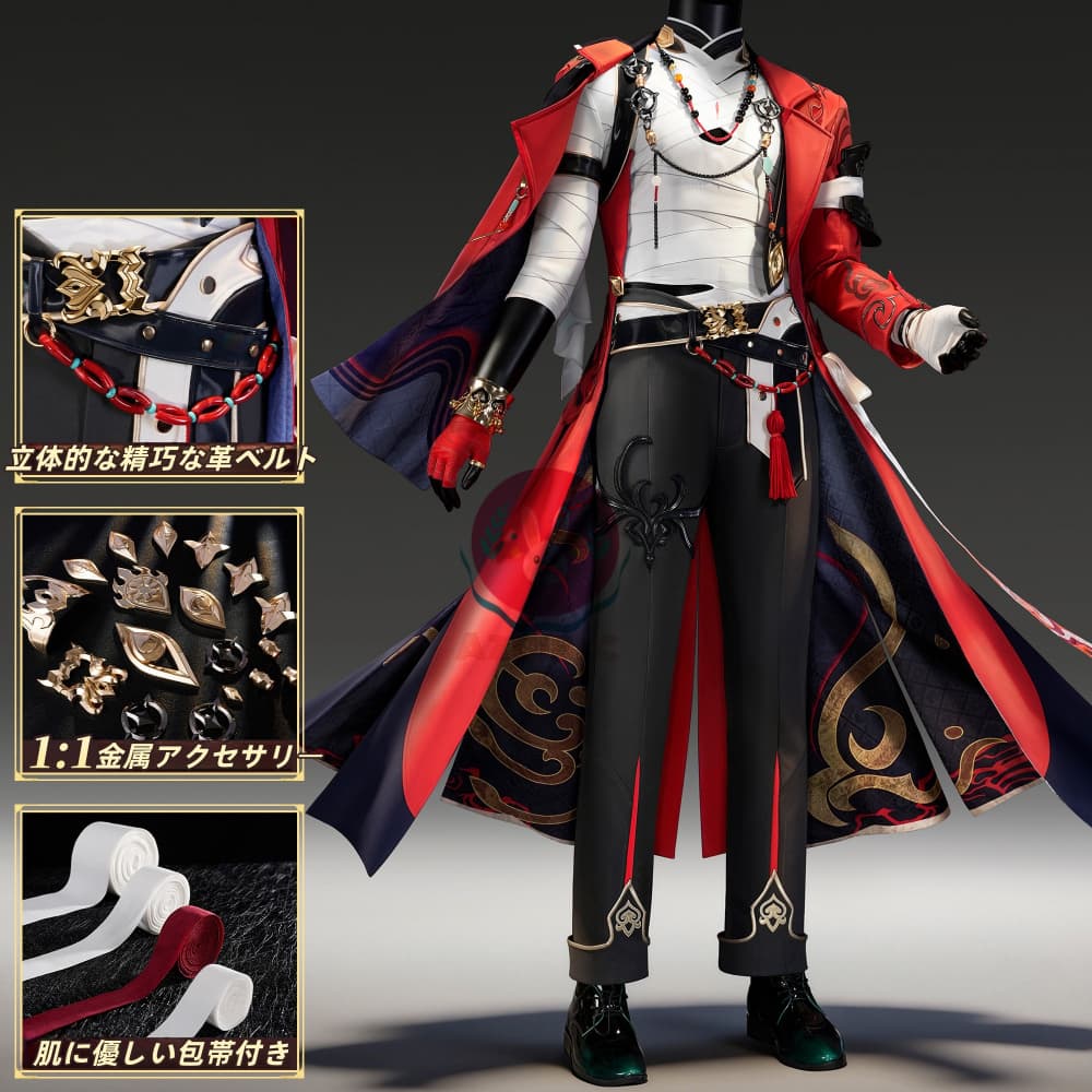 【Azuiblc】崩壊：スターレイル 千冶・刃 Mortenax Blade コスプレ衣装 金属アクセサリー コスチューム cosplay 舞台 イベント ウィッグ追加対応