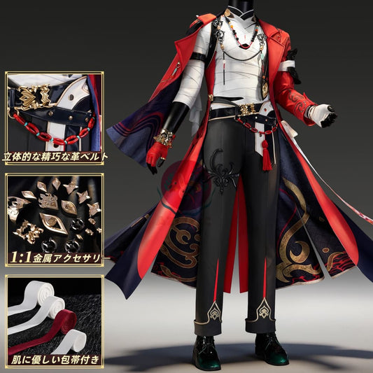 【Azuiblc】崩壊：スターレイル 千冶・刃 Mortenax Blade コスプレ衣装 金属アクセサリー コスチューム cosplay 舞台 イベント ウィッグ追加対応
