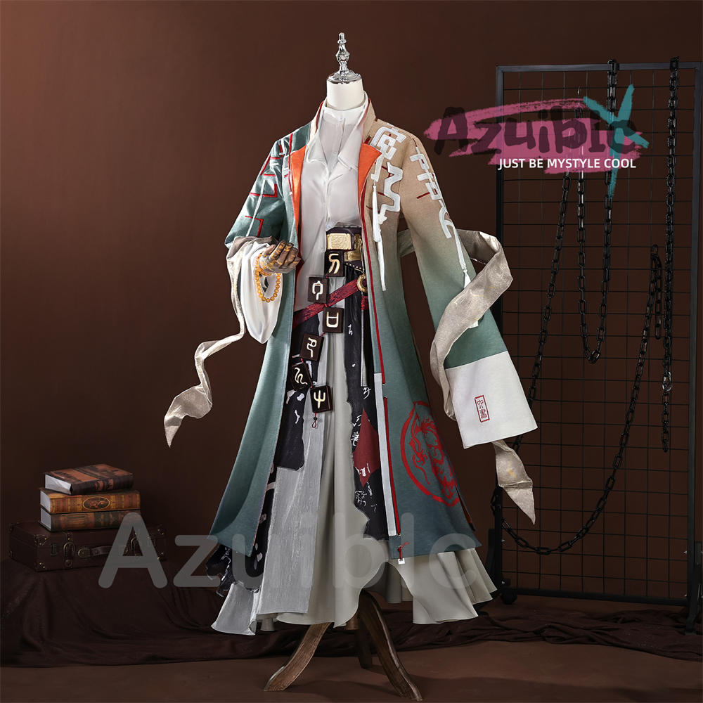 Azuiblc　アークナイツ ジエ コスプレ衣装　2026年限定衣装　イベント　角付　ハロウィン舞台対応　