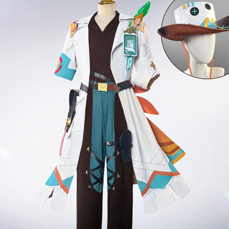 Azuiblc 原神 イファ コスプレ　帽子付　 Ifa コスチューム　3ｄ樹脂アクセサリーAz01 - Azuiblc