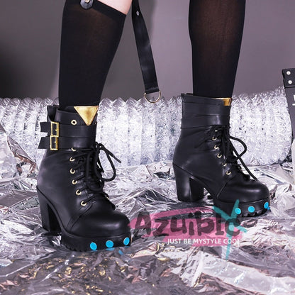 Azuiblc ゼンレスゾーンゼロ ニコ・デマラコスプレ衣装 イヤリング+ネックレス付属 ウィッグ/靴セット コスパ最強 - Azuiblc