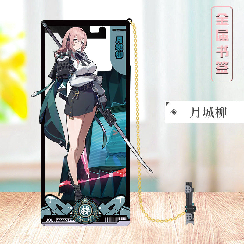 Azuiblc ゼンレスゾーンゼロ 栞 ビビアン トリガー 0号アンビー 金属製