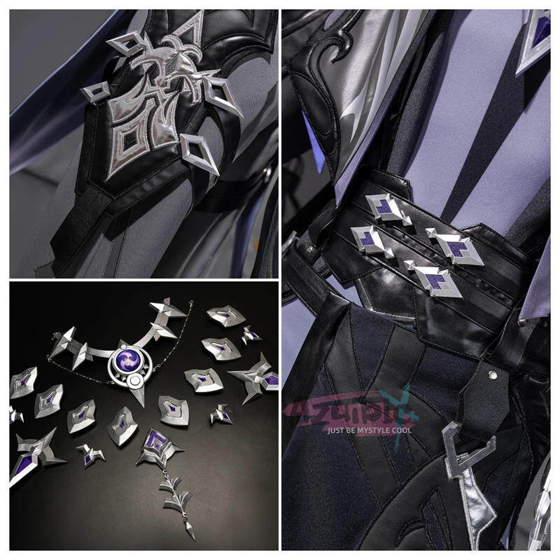 Azuiblc 原神　 Flins フリンズ　コスプレ衣装  ナドクライ　学園祭　イベント　ライトキーパー　ウィッグ+シューズ+武器追加可能　Halloween　cosplay - Azuiblc