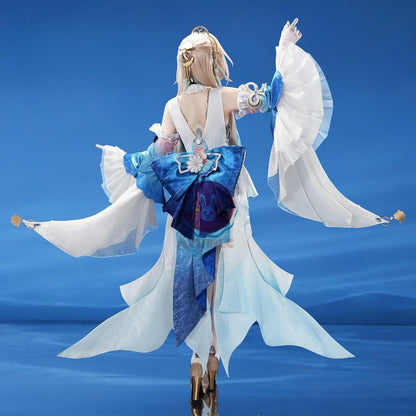 【Azuiblc】スターレイル パール 十の石心 コスプレ衣装 ストッキング付き 金属アクセサリー コスプレ ドレス 和服 コスチュームセット cosplay