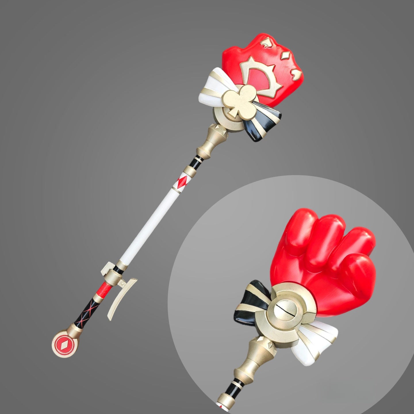 Azuiblc 崩壊スターレイル 火花 コスプレ武器 じゃんけんモデル PU樹脂