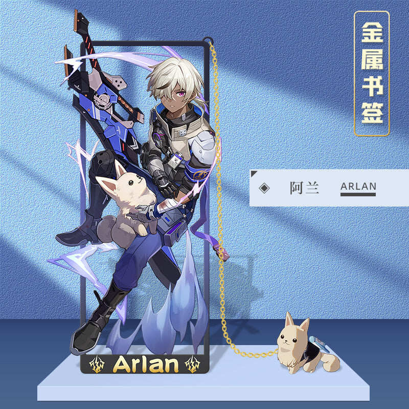 Azuiblc 崩壊スターレイル 　アナイクス　栞　9cm　キャストリス　ヒアンシー　サフェル　金属製　おもちゃ　萌えグッズ - Azuiblc