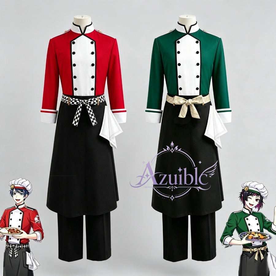 Azuiblc ツイステ NRCマスターシェフ リドル コスプレ衣装｜全キャラクター対応